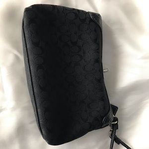 Black Coach Wristlet